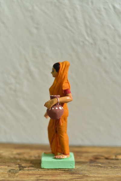 Handmade Clay Doll - 