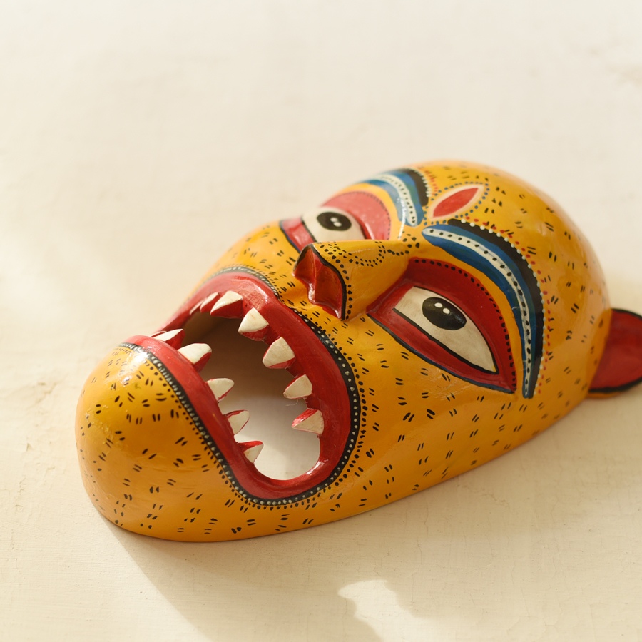 shop handmade wooden mask - Asura
