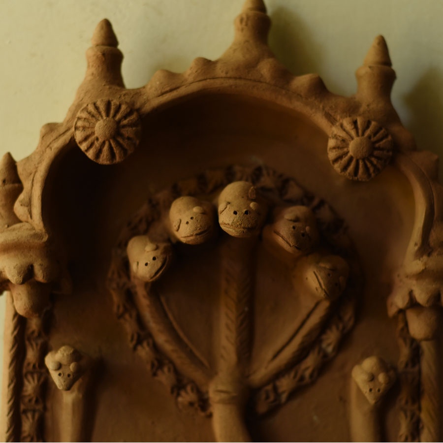 Mitti ki murti - Handmade Terracotta Wall Hanging Plaques - 