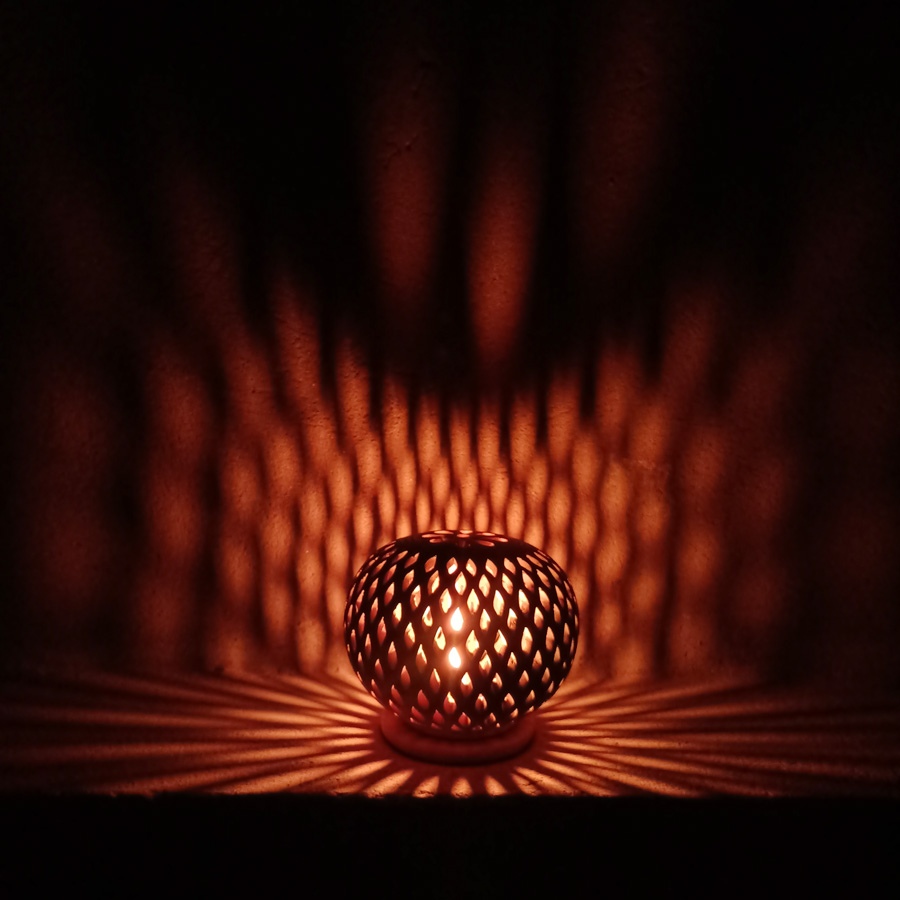 Shop Terracotta Pottery Art - Kuladi  T Light Holder