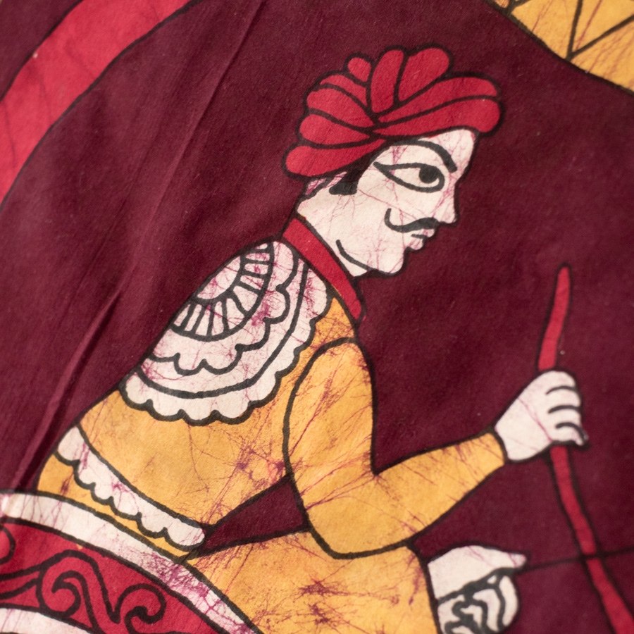 shop handcrafted batik A Cart painting