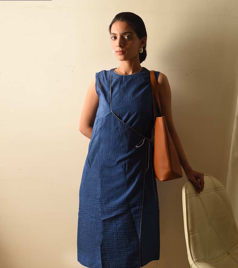 shop Handwoven Cotton long Dress