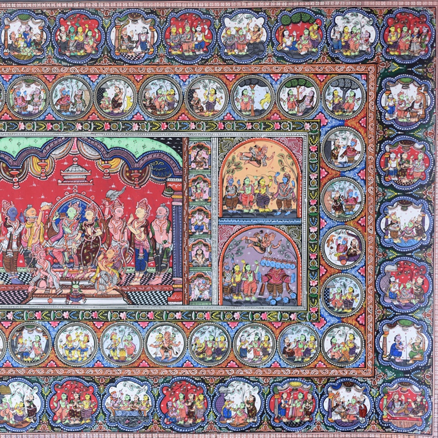 shop Traditional patachitra Painting ~ Sitaram