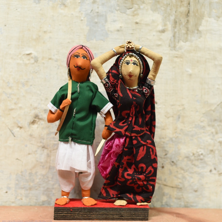 Buy Jhabua Handmade Fabric Doll (Bhil)  - O