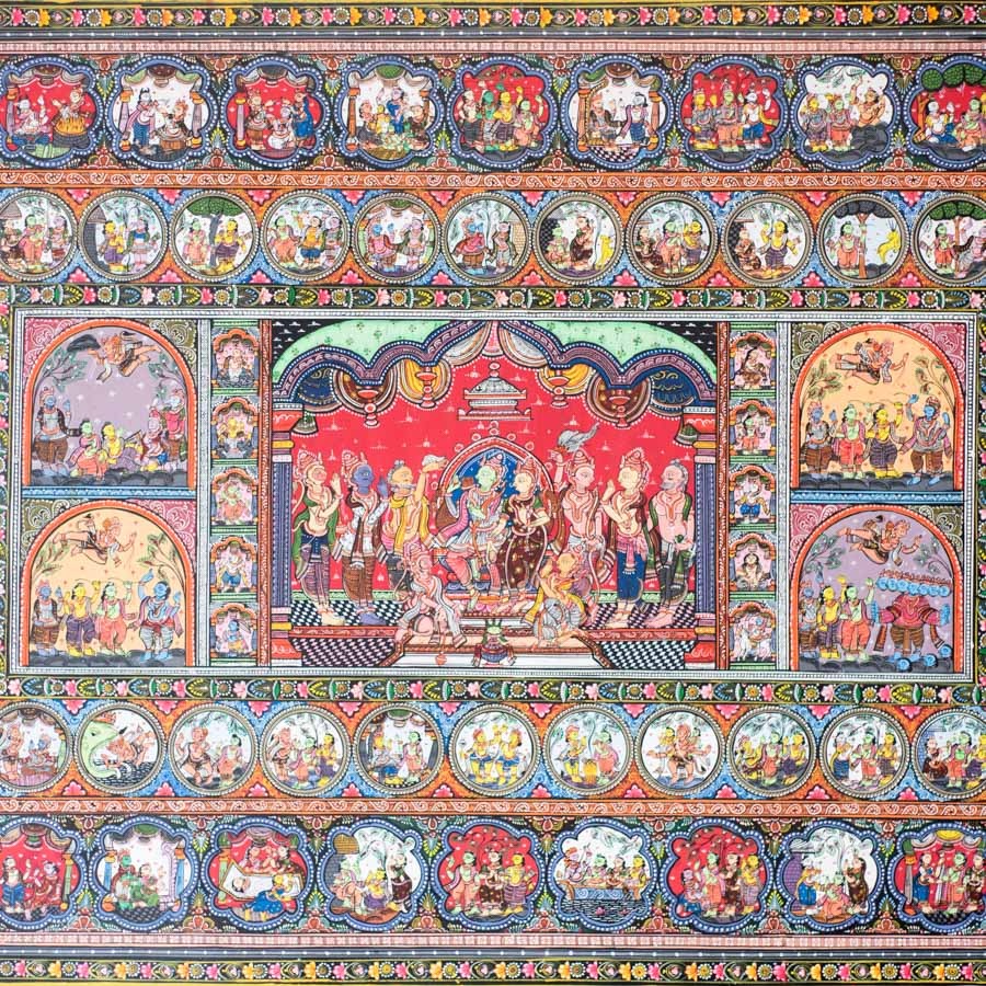 shop Traditional patachitra Painting ~ Sitaram