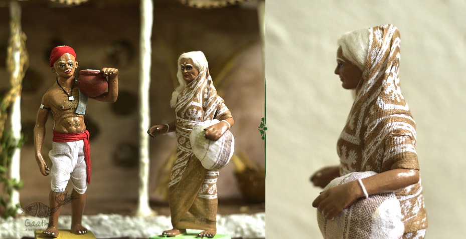 Handmade Clay Doll - 