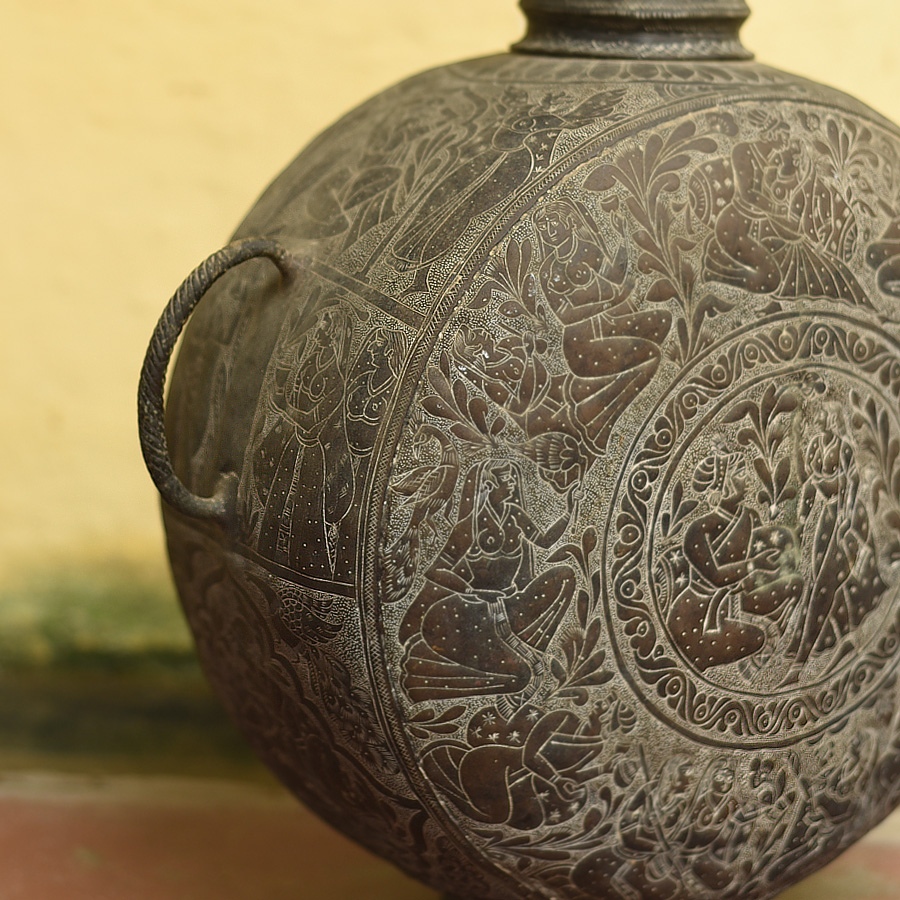 handcarved Antique Timeless Vessel 