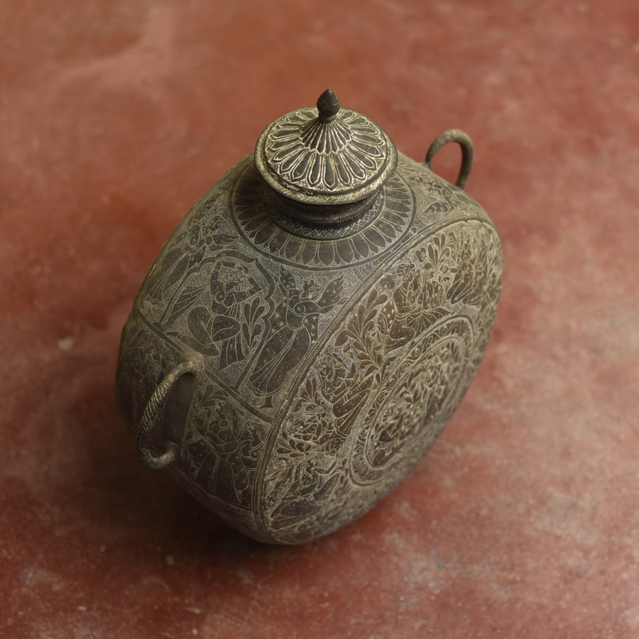 handcarved Antique Timeless Vessel 