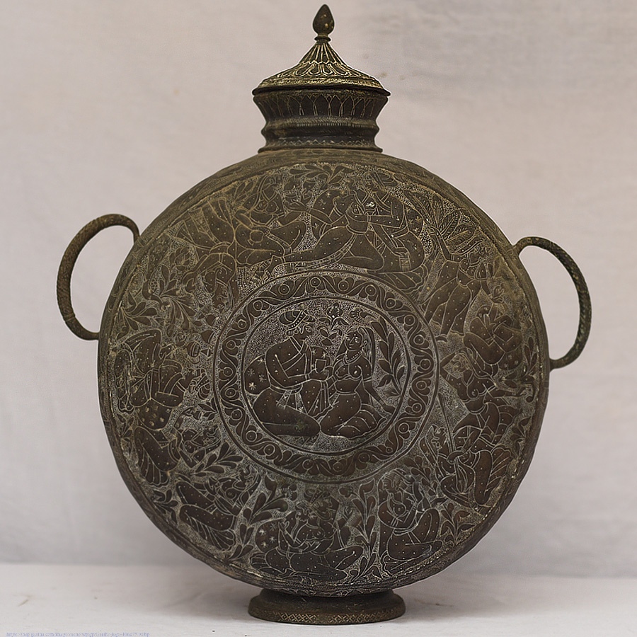 handcarved Antique Timeless Vessel 