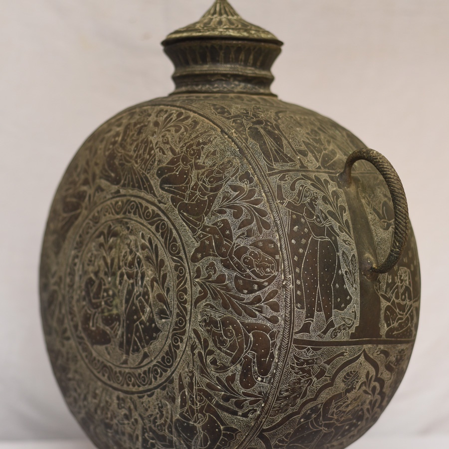 handcarved Antique Timeless Vessel 
