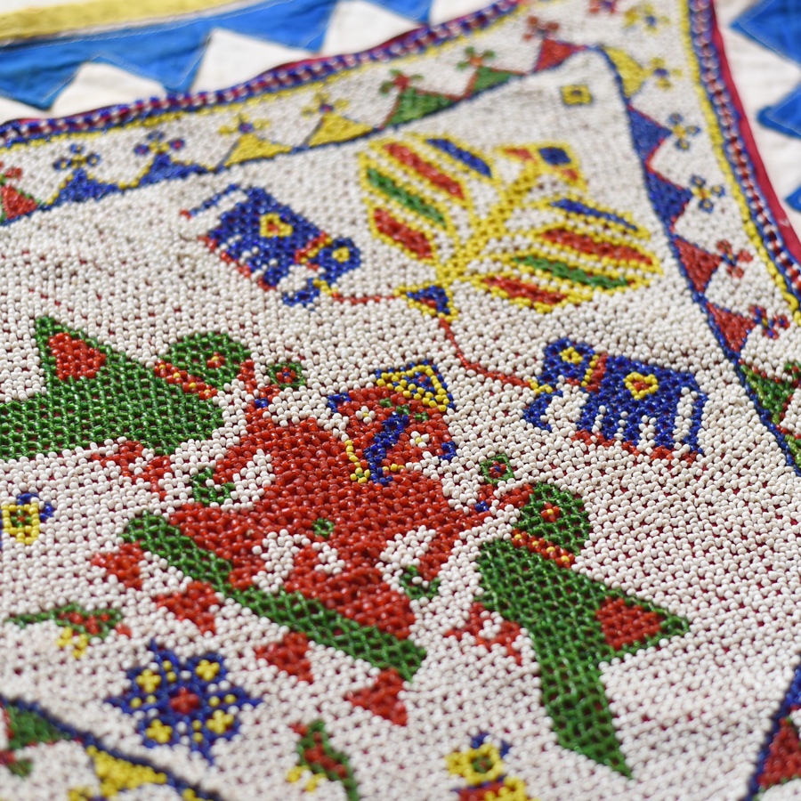 Bead Work ~Antique Hanging - Ganesha Wall Hanging / Chakda
