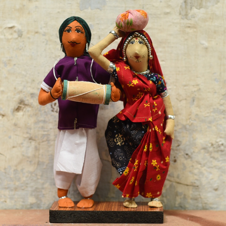 Buy Jhabua Handmade Fabric Doll (Bhil) - P 
