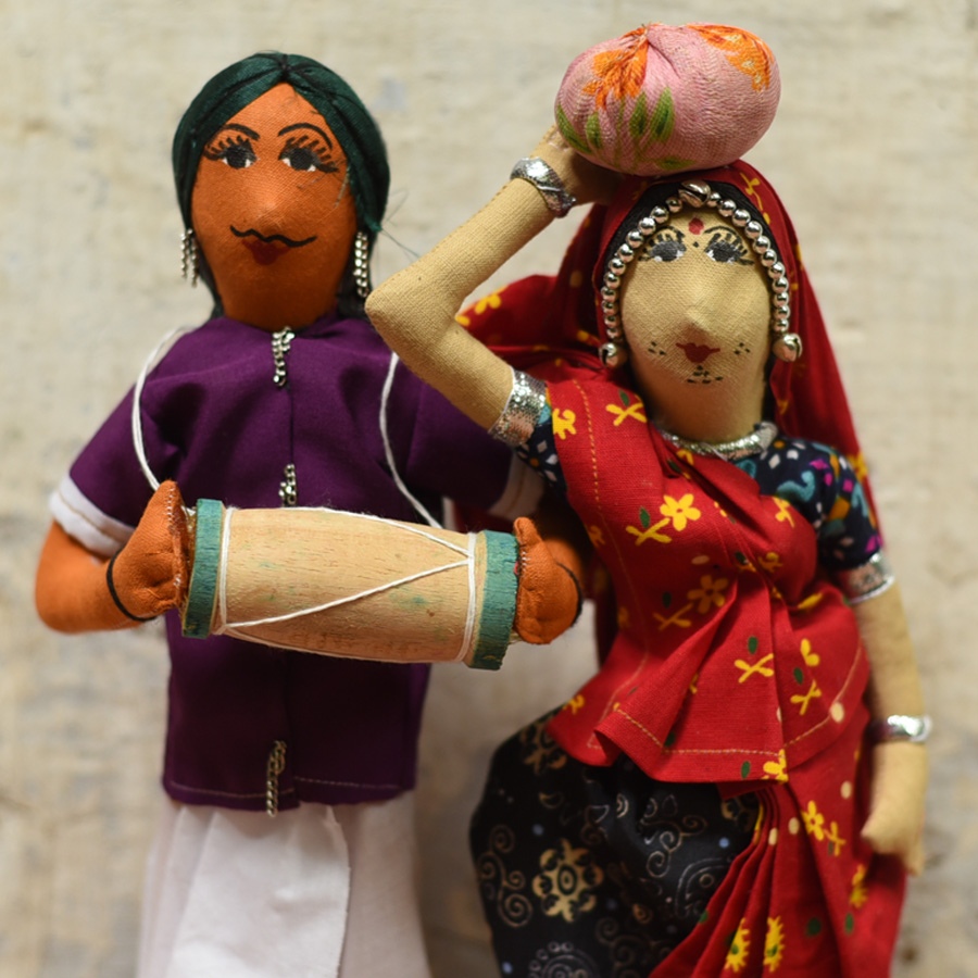 Buy Jhabua Handmade Fabric Doll (Bhil) - P 
