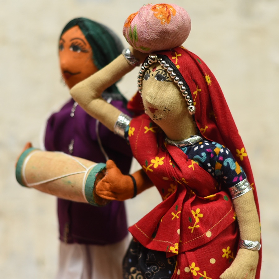 Buy Jhabua Handmade Fabric Doll (Bhil) - P 