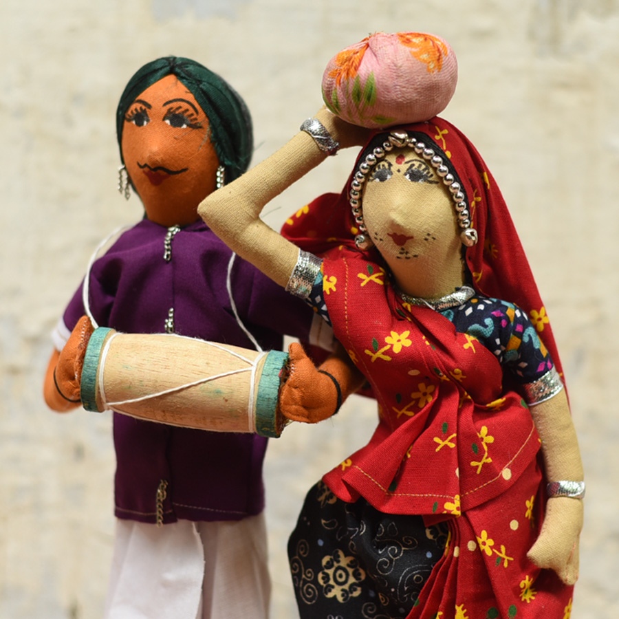 Buy Jhabua Handmade Fabric Doll (Bhil) - P 