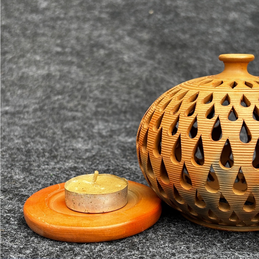 Shop Terracotta Pottery Art - Kunji T Light Holder