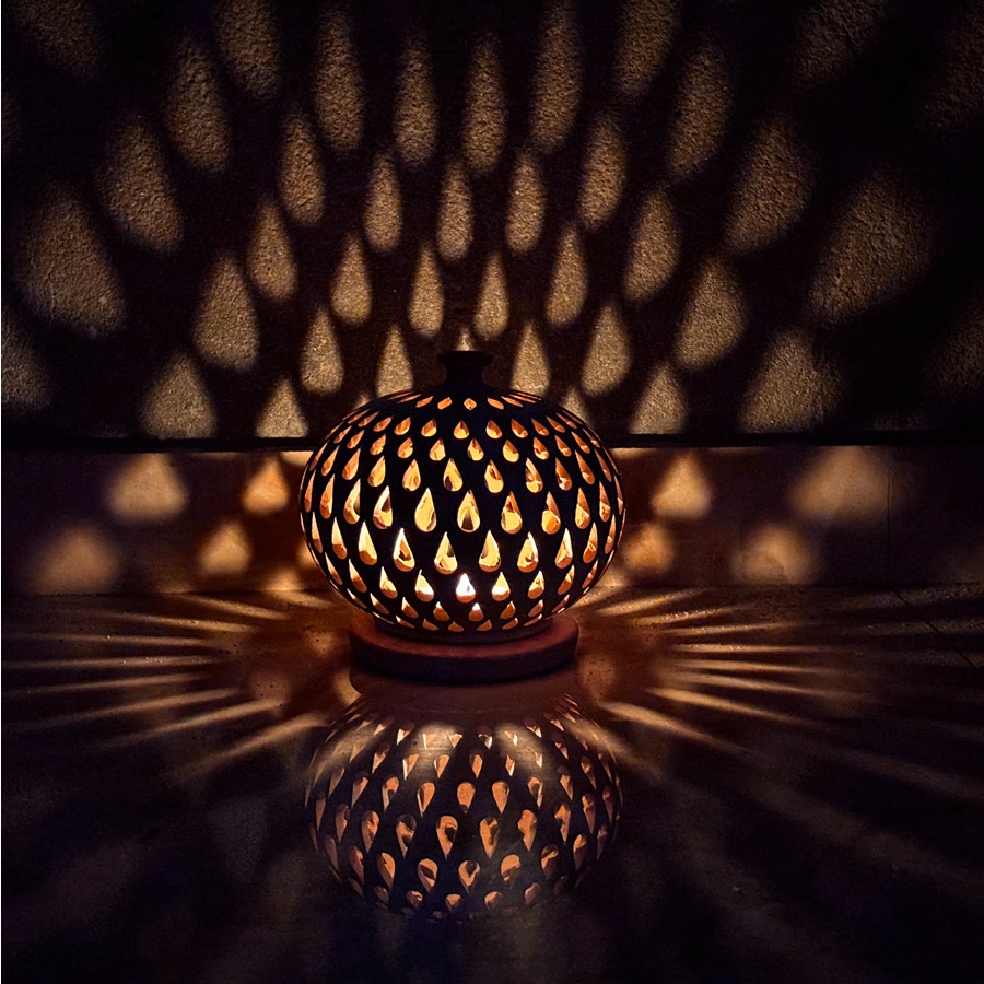 Shop Terracotta Pottery Art - Kunji T Light Holder