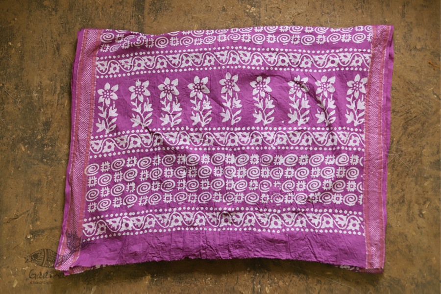 पौष ❈ Batic Bandhani  ❈ Cotton Saree ❈ 11