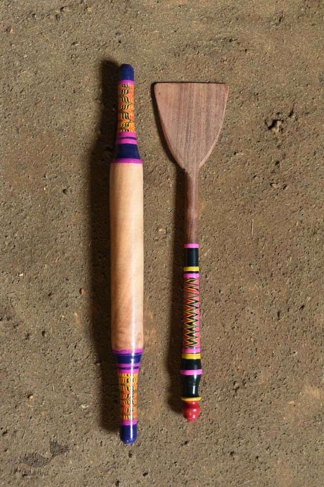 shop Wooden Kutch Lacquer Ladle (Rolling Pill & Turner) 