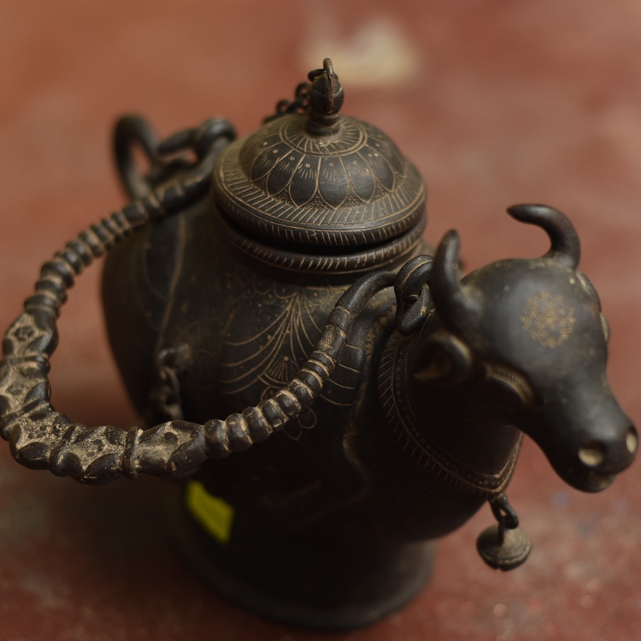 Shop Antique Brass  Nandi Kamandal| Rare Art Khajuraho