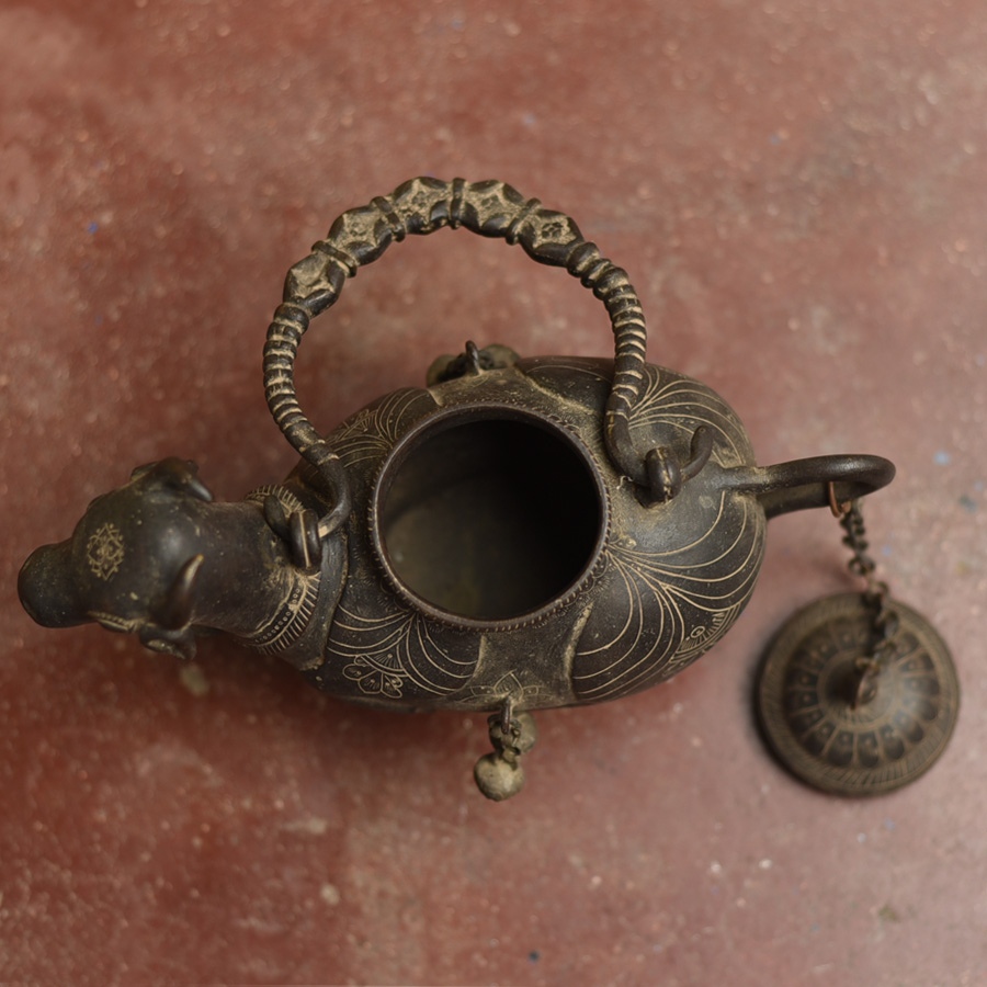 Shop Antique Brass  Nandi Kamandal| Rare Art Khajuraho