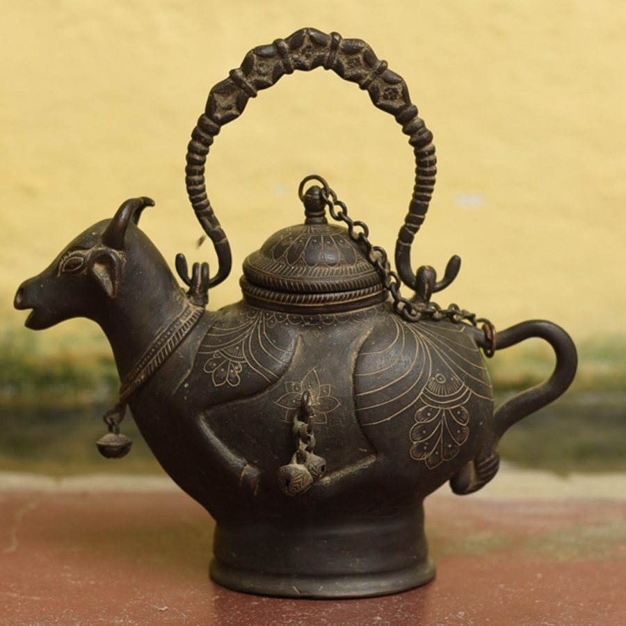 Shop Antique Brass  Nandi Kamandal| Rare Art Khajuraho