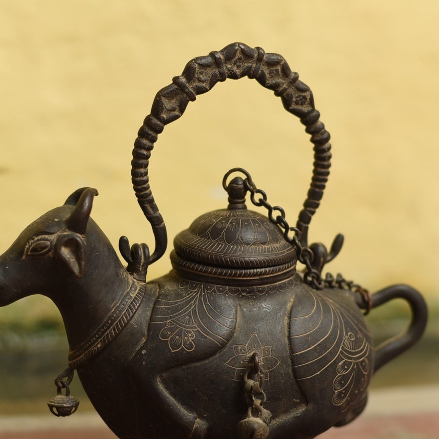 Shop Antique Brass  Nandi Kamandal| Rare Art Khajuraho
