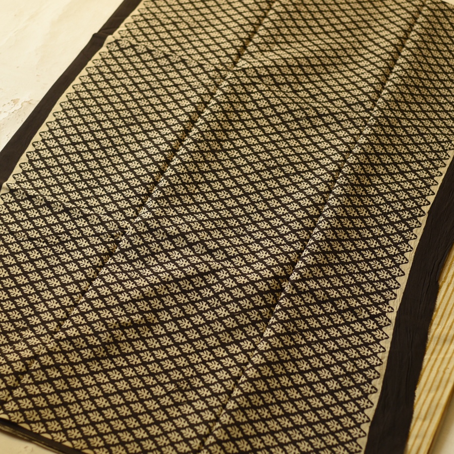 shop Bagru Block Printed Cotton Saree