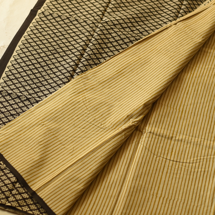 shop Bagru Block Printed Cotton Saree