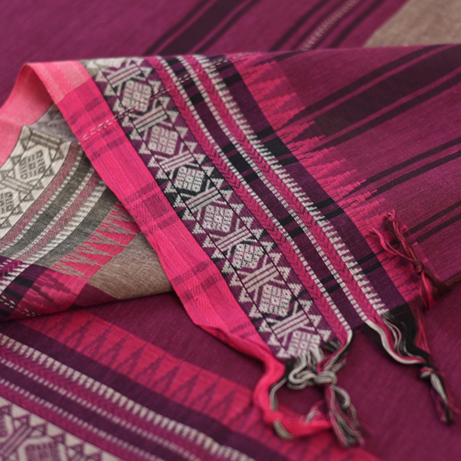 shop Begampuri Handloom Saree - Pure Cotton