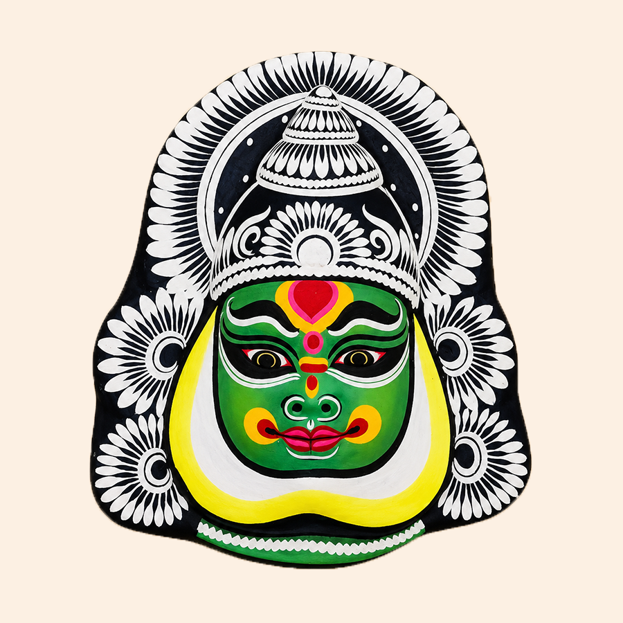shop Handmade Chau Mask - Kathakali Face Mask Wall Hanging