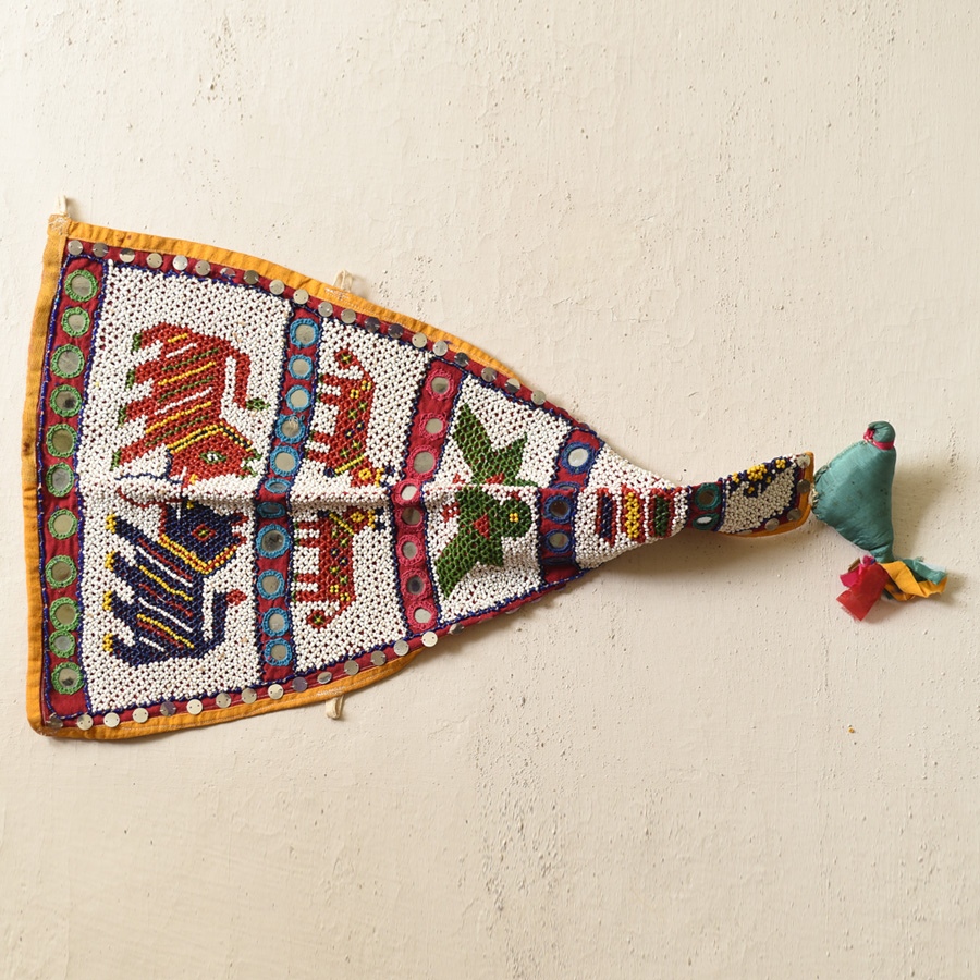 Bead Work ~ Antique Cow Horn Cover