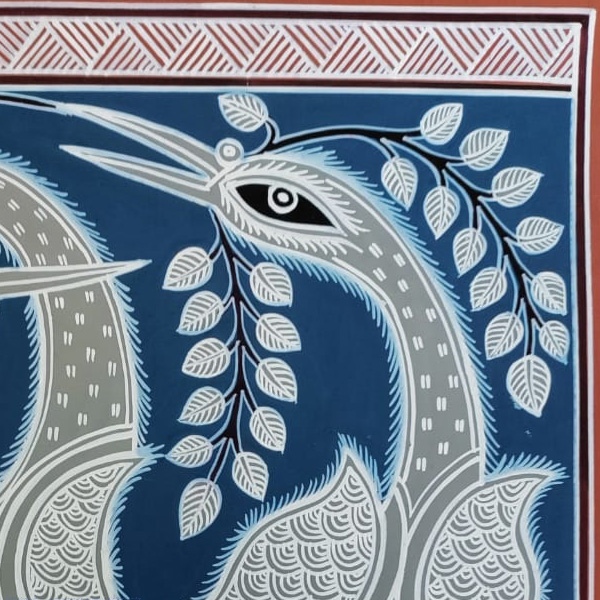 shop Mandana Art - Peacock & Peahen ( 11 x 14 inch)