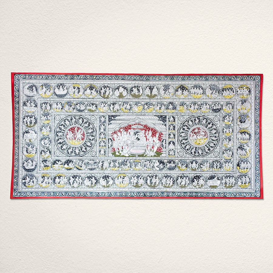 shop Traditional patachitra Painting ~ Ramayan Story Natural Colour
