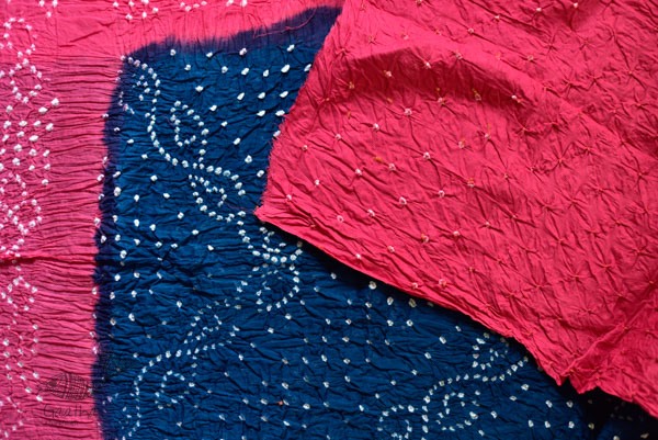 Faagun . फाल्गुन  ⁂ Cotton Bandhani Saree ⁂ 8