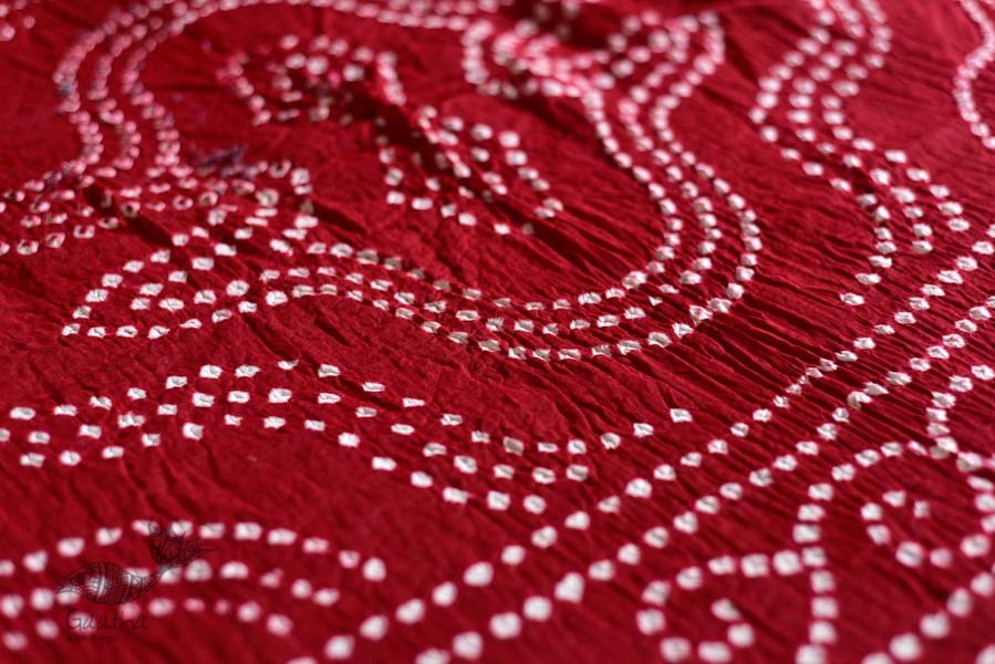 Faagun . फाल्गुन  ⁂ Cotton Bandhani Saree ⁂ 9