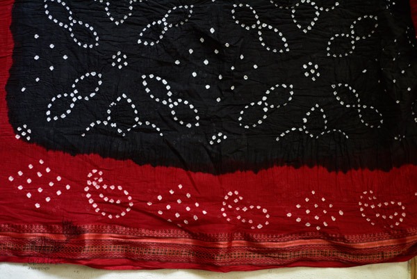 Faagun . फाल्गुन  ⁂ Cotton Bandhani Saree ⁂ 9