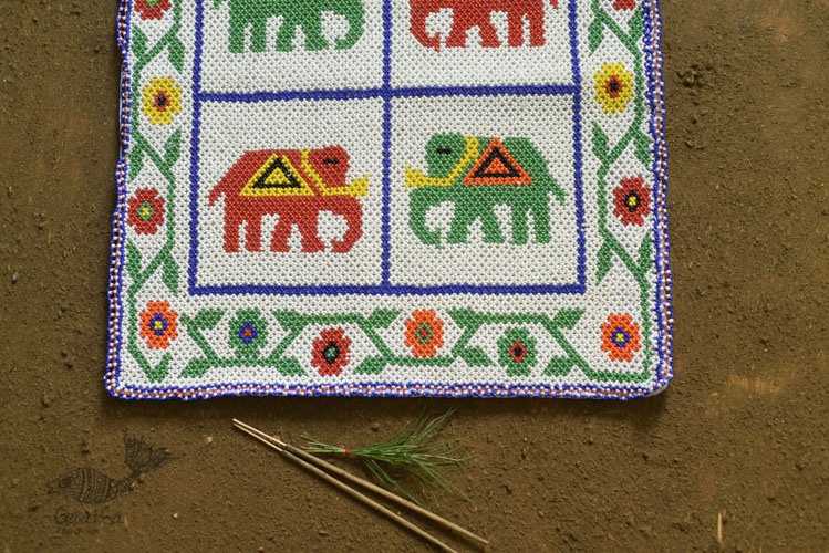 shop online Glass Bead Wall Hanging / Chakda hathi-motif