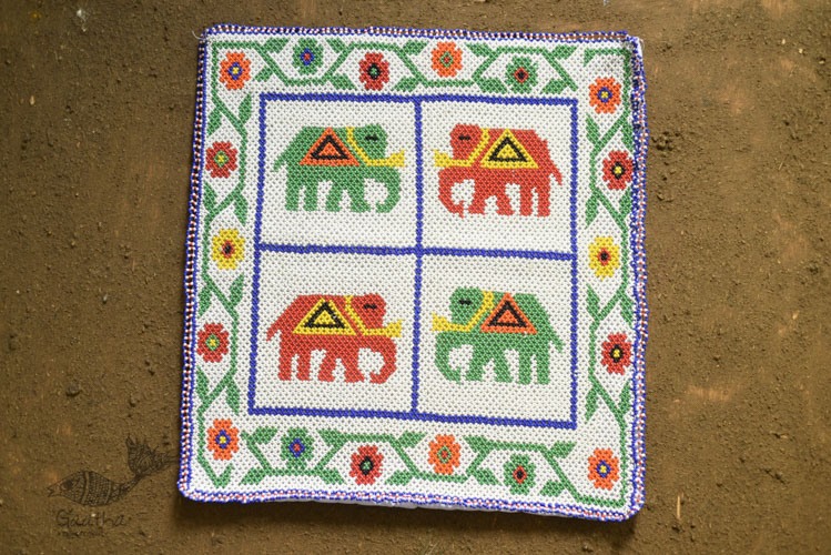 shop online Glass Bead Wall Hanging / Chakda hathi-motif