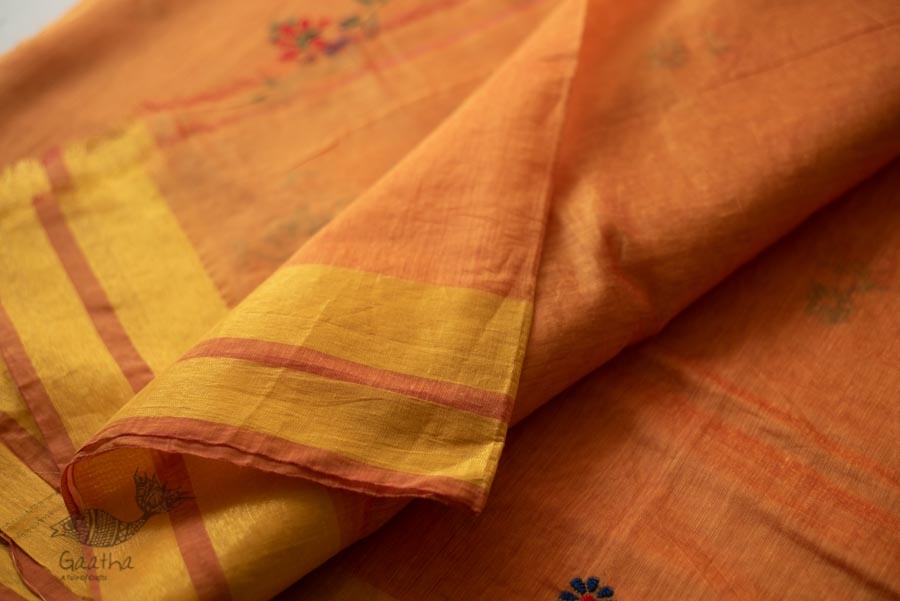 shop Hand Embroidered Silk Saree