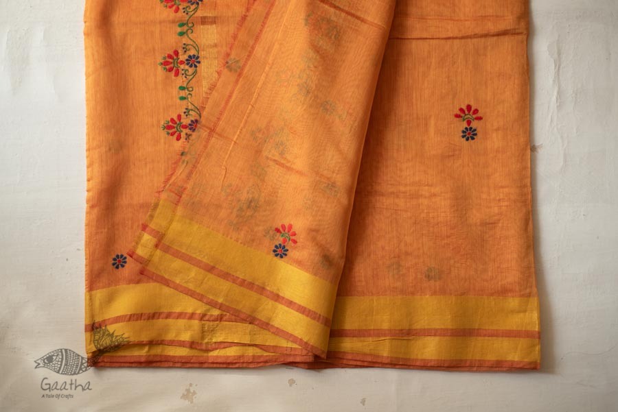 shop Hand Embroidered Silk Saree