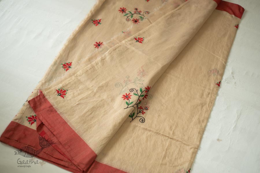 shop Hand Embroidered Silk Saree