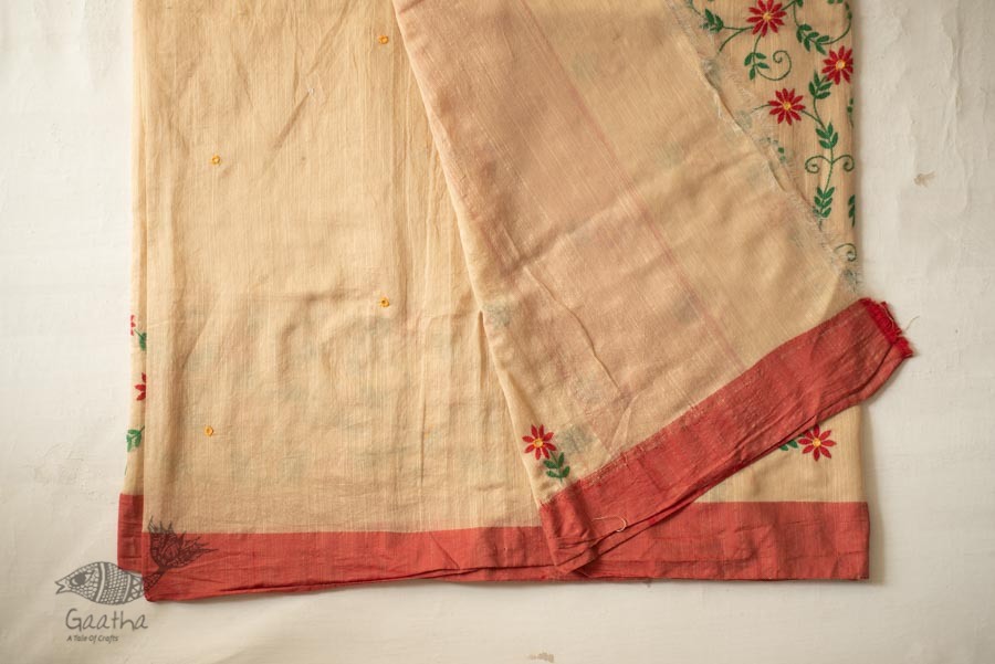 shop Hand Embroidered Silk Saree