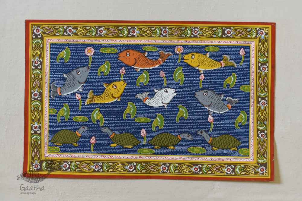 shop patachitra painting - A Pond