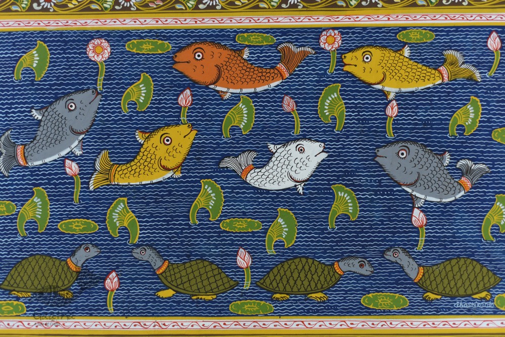 shop patachitra painting - A Pond