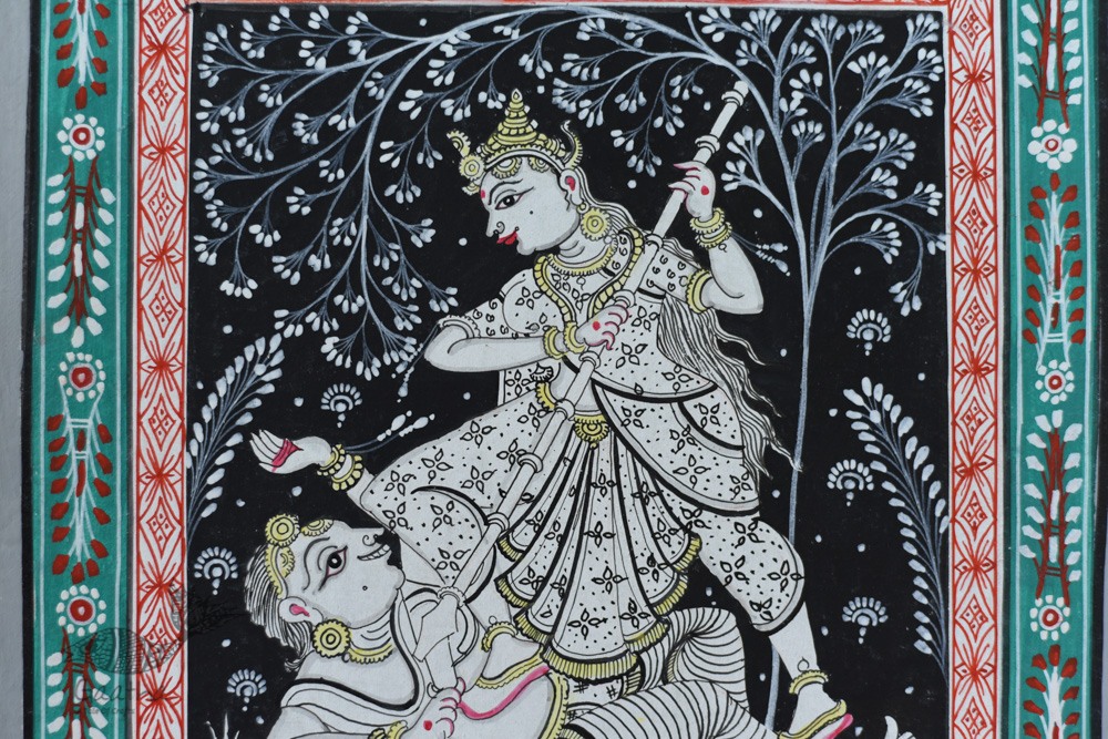 shop patachitra painting - Durga Mahishasur Vadh