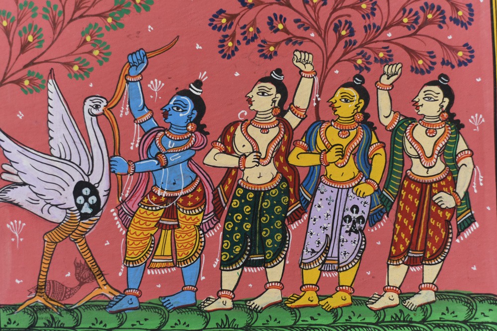 shop patachitra painting - Ram