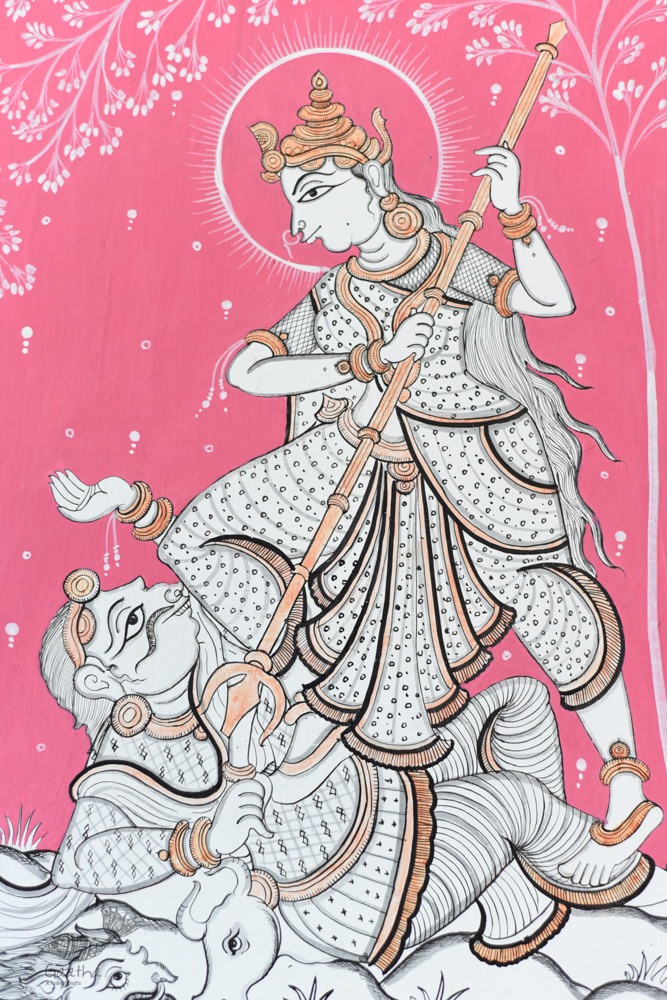 shop patachitra painting - Goddess Durga