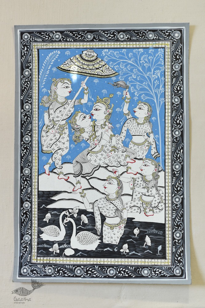 shop patachitra painting - mahishasura mardini