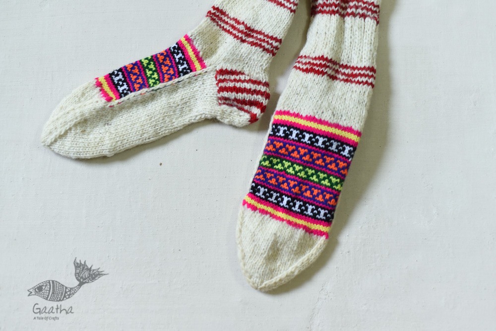 shop Pure Wool - Hand Knitted Unisex Socks